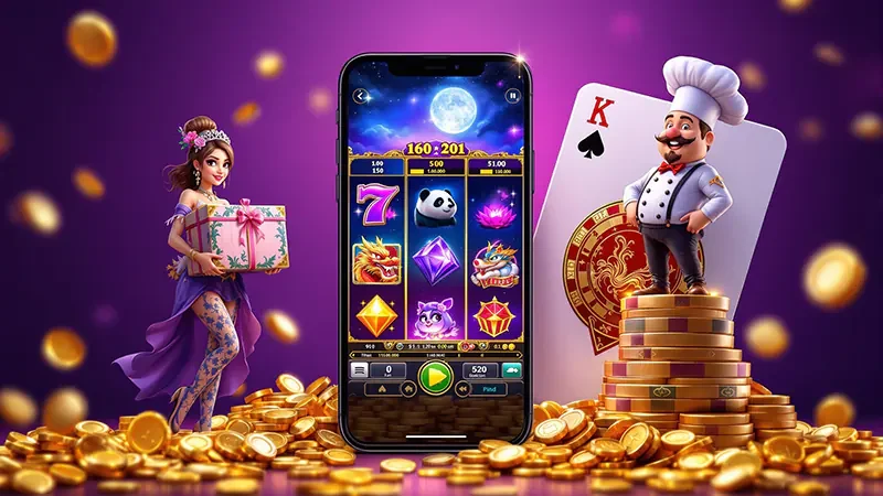การแสดงผลเกมสล็อตบนหน้าจอมือถือ
