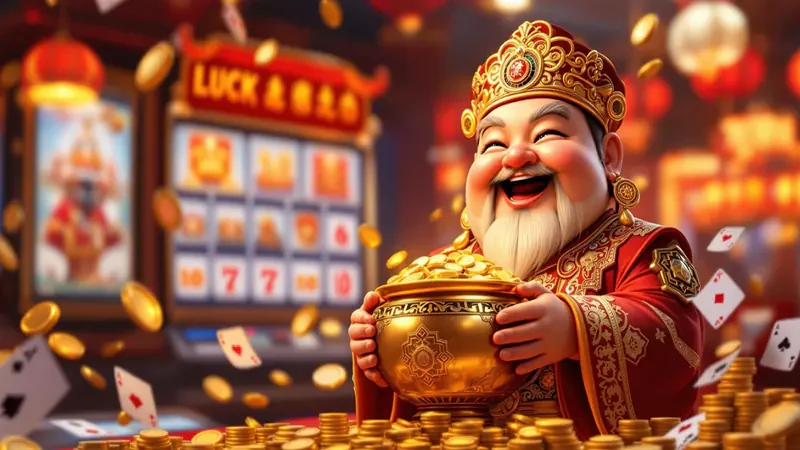 การ์ดเกมสล็อตและรีลสีสันสดใสใน th97